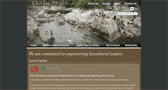 Desktop Screenshot of earthtrain.org
